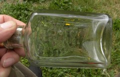 Antique Tarrant Co., New York Chemists Bottle Clear Glass 5 3/8″