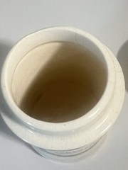 Vintage Apothecary Jar w/lid SERPASIL (Reserpine Ciba) Jeanne Robinette