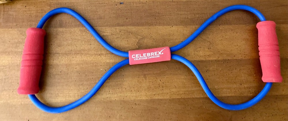 Super Rare Drug Rep Promo Item-Bextra/Celebrex Exercise Resistance Band-Must See