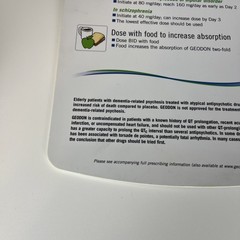 Zyprexa And Geodon Clip Boards Pharmaceutical Advertising