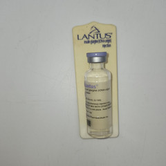 Drug Rep Pharmaceutical Advertising LANTUS Refrigerator Magnetic Clip VTG magnet