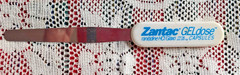 Zantac drug rep ads glass rain teardrop clip magnets Rx spatula notes narcotic