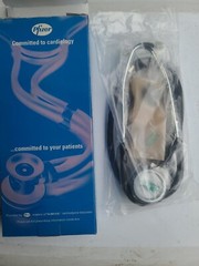 Unopened Pfizer Cardura vintage stethoscope