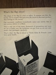 Smith, Kline, & French Compazine/Stelazine Ad; Time Magazine; April 1966