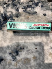 Vintage Box Of Vicks Medicated Cough Drops 1.2 Ounces In Original Packaging