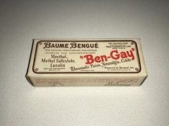 1939 Baume Bengue „Ben-Gay“ Tube in Original Box