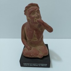 Etrafon Promo Clay Figurine (Mexico ca 800 AD) – Portrait Of Anxiety/Depression