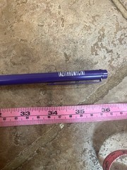 Zith Purple Medical Pharmaceutical Rep Metal Pointer Pocket Clip Telescoping