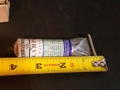Vintage Buffington’s Allahzol Paste Tube And Box Worchester Mass Drug Pharma