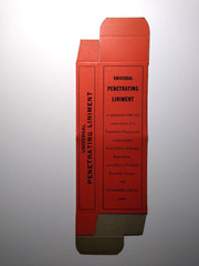 Penetrating Liniment Vintage Original EMPTY Box Universal Medicine Chicago ILL