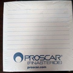 MERCK MEMO PAD BPH Pharma Collectible Drug Rep Urology Prostate 2001