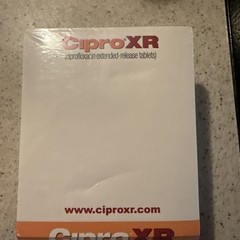 CiproXR Notes Drug Rep Pharmaceutical Sealed Block 5 Note Paper Pads