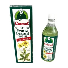 Vtg Carmol Rubbing Alcohol W Camphor Franzbranntwein mit Arnika Made Germany