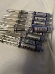 Xyzal Ink Drug Rep Heavy Weight Pens Lot Of 9