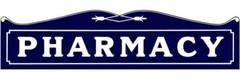 PHARMACY, Pharmacist Interest Diecut NEW Metal Sign: 14″ Wide USA Steel