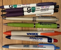 Lot: 20 Pharmaceutical Drug Rep Pens: Allegra Zyrtec Celebrex Plavix J&J etc