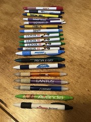 Pharmaceutical Advertising Drug Rep Bic Pen Lot Of 19 – Works