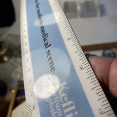 Vintage 1965 Keflin Plastic Ruler Eli Lilly Pharmaceutical Promo Advertising
