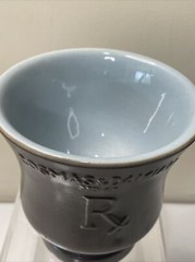Pottery Mortar Pestle McCoy Schering Pottery Pharmacy Cosmas & Damian