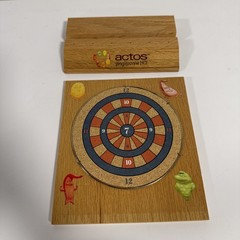 Vintage Takeda Pharma Rep Sales Actos Pioglitazone Mini Wood Desk Top Dart Game