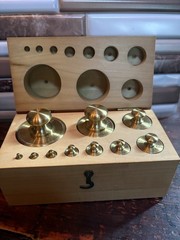 Vintage Apothecary Calibration Weight Set-10 Piece