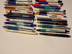 Pharmaceutical Pens Drug Rep Lot of 36 Symbyax, Lodine, Centrax, Claritin & More