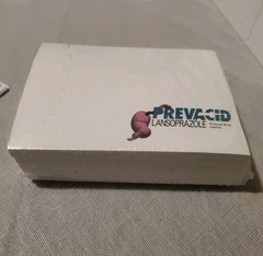 VTG Prevacid Post-it Pad Lot Sealed 5 Pack Merck Stomach NOS + Literature Insert