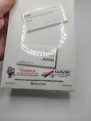 Sealed Mavik Tarka Pharmaceutical Drug Rep Advertising Post It Notepad 6×4 2002