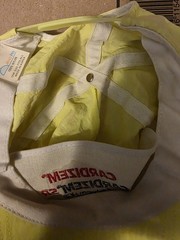 Cardizem Neon Yellow Baseball Cap Hat Rare Drug Rep Advertising Big Pharma