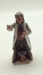 Vintage Lefton Porcelain Doctor Holding Stethoscope Figurine 8” Tall