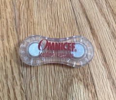 Rare Omnicef Magnetic Note Holder Refrigerator Magnet Medicine Pharmacy Promo