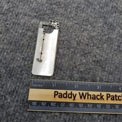 Vintage RX Rex McKay Service McKesson & Robbins Inc Pharmacist Name Tag Pin L6′