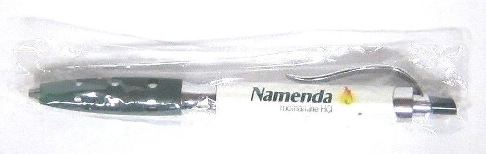 Drug Rep NAMENDA Collectible Heavy Metal Gel Pen RARE