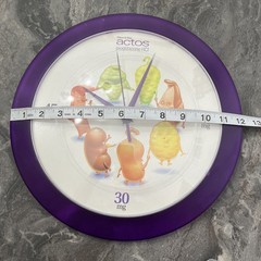 Pharmaceutical Actos Wall Clock Rare 2000 12″