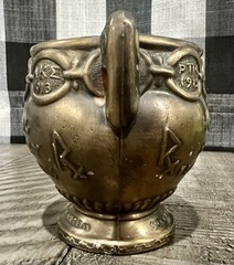 Vintage Mortar SECUNDUM ARTEM” RX Pharmacist Brass Coricidin Pharmacy