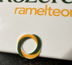 Rozerem Ramelteon Drug Rep Pharmaceutical Promo Advertising Pill Case Braille