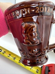 Vtg McCoy Schering Rx Galen 131-201 AD Coffee Tea Mug Cup Brown 1960