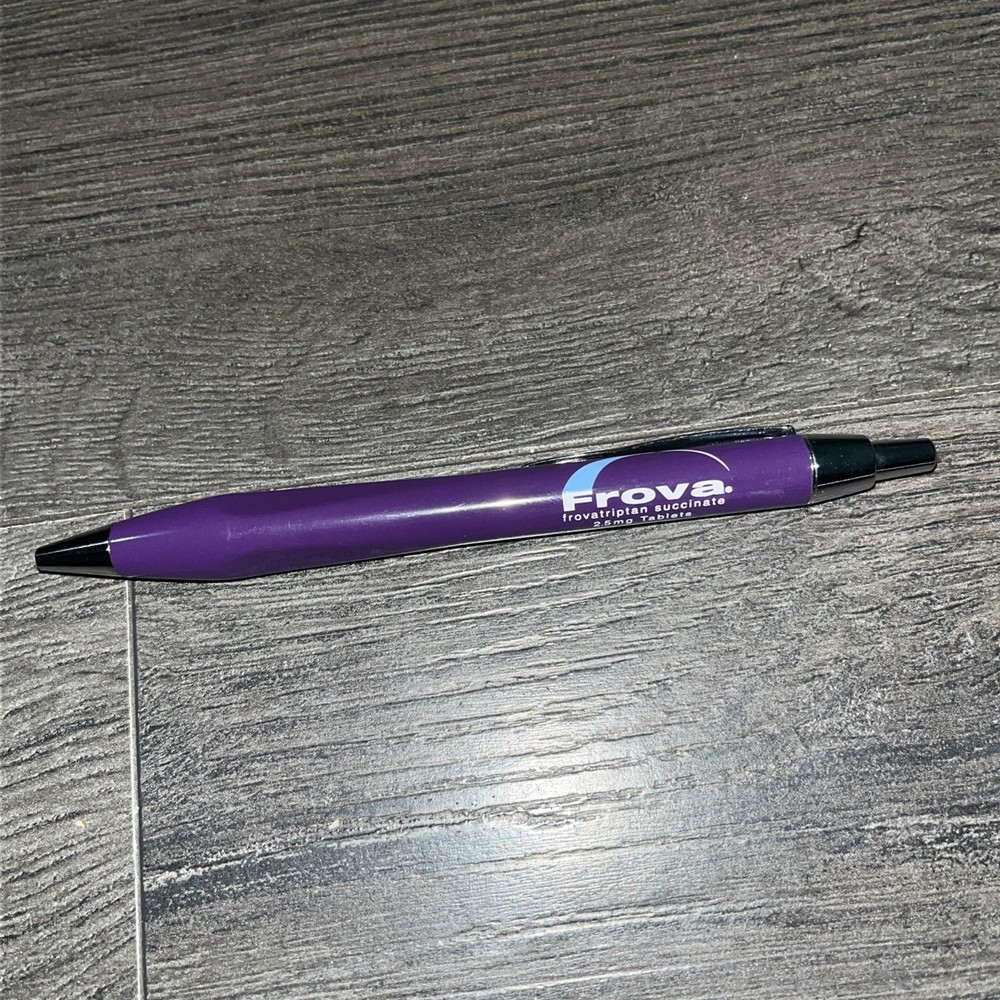 Purple FROVA Heavy Metal PEN Drug Rep Pharmaceutical Promo Medical Advertising