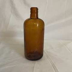 Lehn & Fink New York Brown Glass Apothecary Bottle 3″ X 7″