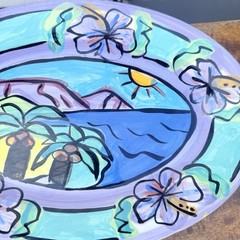 Agouron Pharmaceuticals 2001 Presidents Club Nevis Collectible Rare Fish Platter