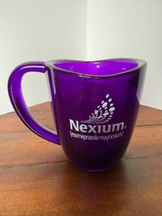 Nexium the Purple Pill AstraZeneca AZ Pharmaceutical Advertising Promotional Mug
