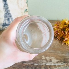 Vintage Apothecary Glass Jar Bottle with lid, Pharmacy Medical Decor, Medicine