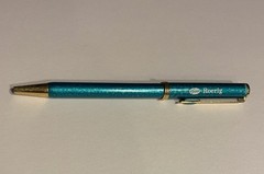 VINTAGE PFIZER ROERIG DIFLUCAN FLUCONAZOLE DRUG REP PEN METAL DRIED INK TAIWAN