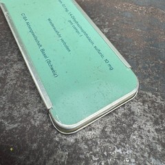 Vtg c.1960s ADELPHAN Advertising Medical Tin – GERMAN – EMTPY / NO CONTENTS