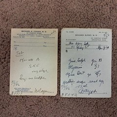 Qty 18 Pharmacy Scripts From 1946 Springfield Mass