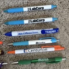 26 – Plastic & Metal Pharmaceutical Drug Rep Pens Medical – Collectible – Rare