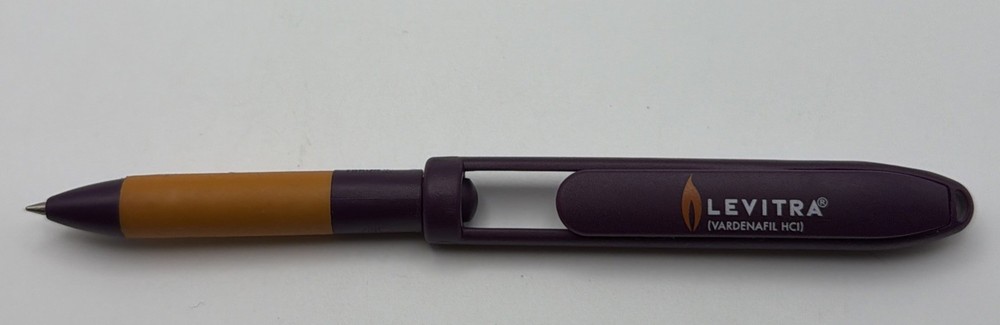 LEVITRA Plastic Pop Up Pen – Pharmaceutical Advertising Pen – Doesn’t Work
