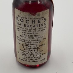 RARE Vintage Roche Full Embrocation Bottle 2fl oz
