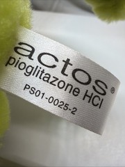 ACTOS DRUG REP FIGURAL GOLF HEADCOVER PHARMACEUTICAL CHOLESTEROL PANCREAS