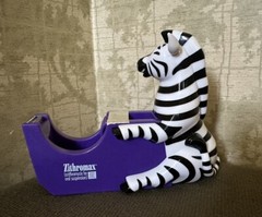 Vintage Pharmaceutical Drug Rep Zithroma Zebra Tape Dispenser Advertisement New